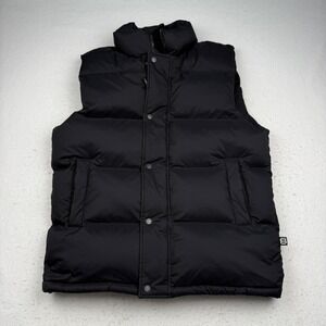 Aritzia The Super Puff Vest Mens Medium Black Down Puffer Full Zip Outdoor